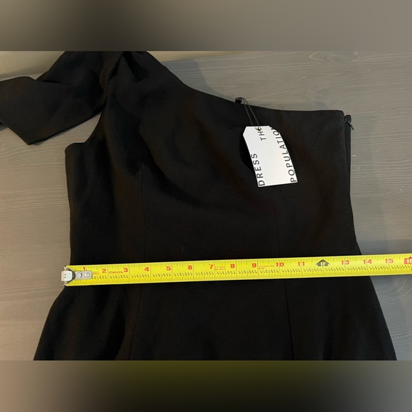 Dress The Population Tiffany One Shoulder Sheath Dress NWT - Picture 13 of 13